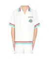 Casablanca Casa Way World Series Silk Shirt In White