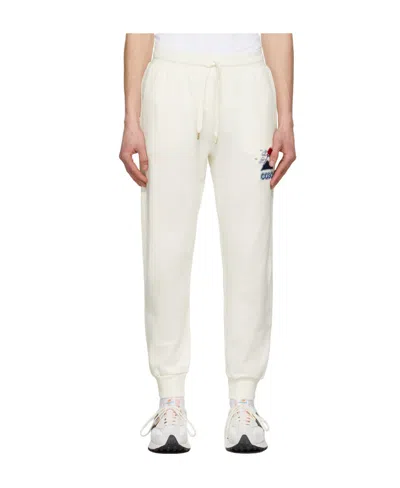 Casablanca Loose And Tight Waist Sweatpants In White