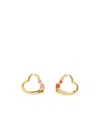 Casablanca Love Earrings In Yellow