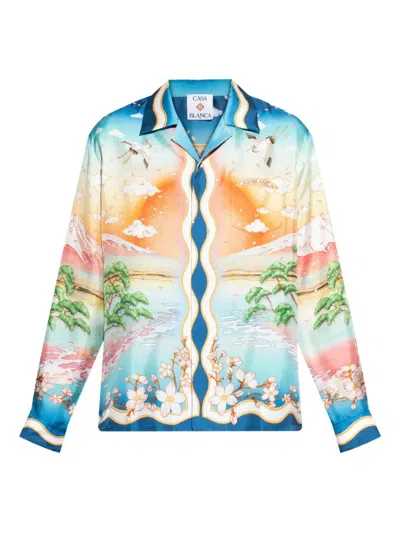CASABLANCA CASABLANCA LUXURIOUS SILK BLOUSE