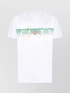 Casablanca White Playful Stripes T-shirt In White