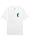 Casablanca Cotton Crew Neck Graphic Print T Shirt In White
