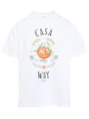 Casablanca Print T-shirt In Multi