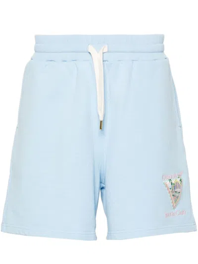 Casablanca Maison De Reve Shorts In Blue