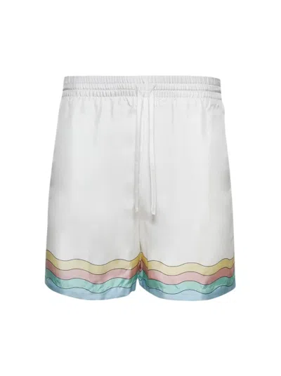 CASABLANCA CASABLANCA MAISON DE REVE SILK SHORTS