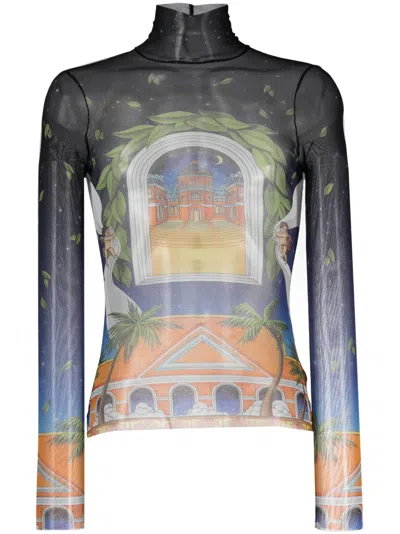 Casablanca Top In Multicolor