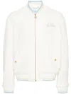Casablanca Mens Maison Pastelle Embroidered Wool-blend Jacket In Neutrals