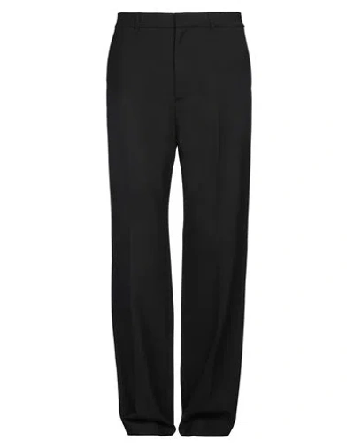 Casablanca Man Pants Black Size 36 Polyester, Virgin Wool, Elastane
