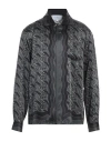 Casablanca Heart Monogram-print Silk Shirt - Unisex - Silk In Green
