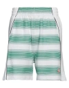 Casablanca Man Shorts & Bermuda Shorts White Size M Cotton, Polyester