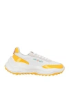 Casablanca Man Sneakers Ocher Size 8.5 Leather In Yellow