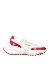 Casablanca Atlantis Leather Low Top Sneakers In White