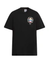 Casablanca Mountain Graphic Print Crew Neck T-shirt In Black