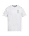 Casablanca Man T-shirt White Size Xxl Organic Cotton
