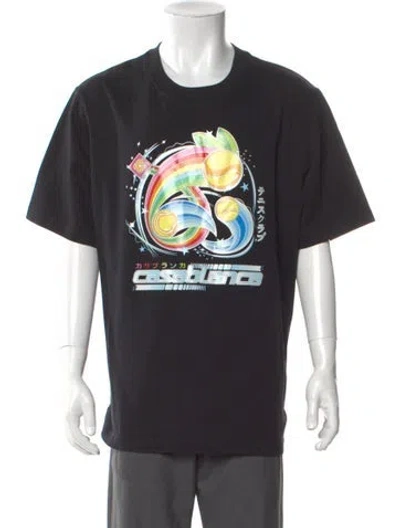 Pre-owned Casablanca Manga Tennis Ball Graphic Print T-shirt In Multi