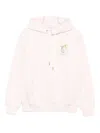Casablanca Manga Tennis Ball Printed Hoodie In Pink