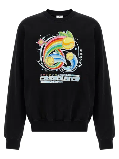 CASABLANCA MANGA TENNIS BALL SWEATSHIRT