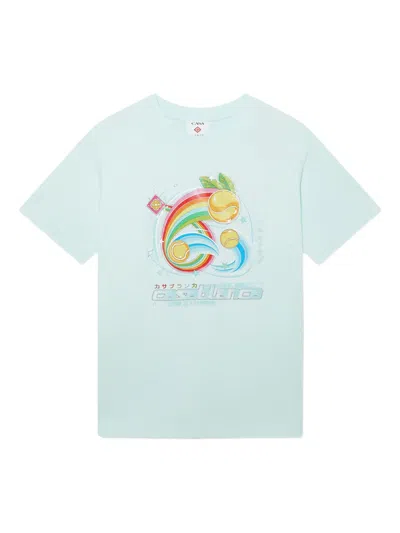 CASABLANCA MANGA TENNIS BALL T-SHIRT