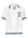 Casablanca Mascot Tennis Shirt In White