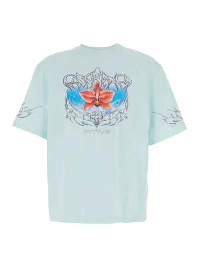 Casablanca Men Maw25jts04407palebluejersey In Blue