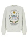 Casablanca Grey Long Sleeves Printed Sweatshirt In Multi