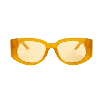 Pre-owned Casablanca Memphis Sunglasses 'orange/yellow Gold/sunset' | Men's Size Onesize