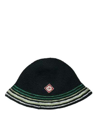 Casablanca Men's 100% Cotton Hat In Green
