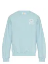Casablanca The Beauty Of The World Cotton Sweatshirt In Blue