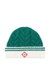 Casablanca Men Cable Stitch Beanie