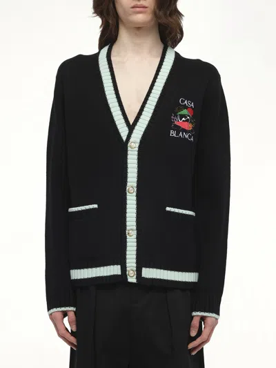 CASABLANCA MEN'S CASA MOUNTAIN CARDIGAN