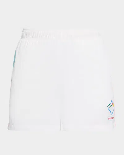 Casablanca Men's Casa Sportif Stretch Pull-on Shorts