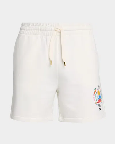 Casablanca Men's Casa Way Cotton Drawstring Shorts