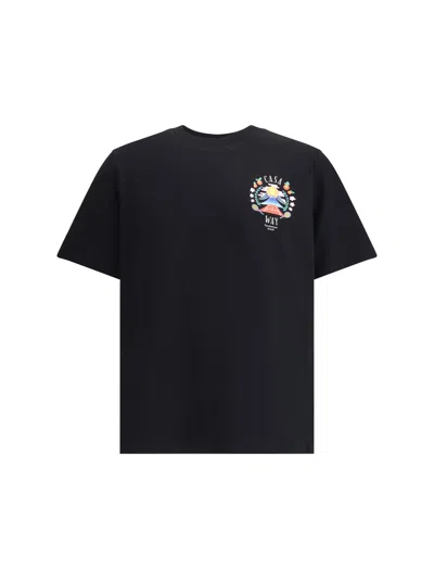 Casablanca Men Casa Way Mountain Printed T-shirt In Black