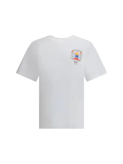 CASABLANCA CASABLANCA MEN CASA WAY MOUNTAIN PRINTED T-SHIRT