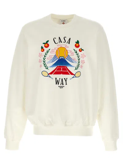CASABLANCA CASABLANCA MEN 'CASA WAY MOUNTAIN' SWEATSHIRT