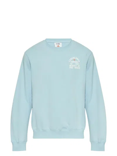CASABLANCA MEN'S CASA WAY SKATE PRINTED SWEATSHIRT