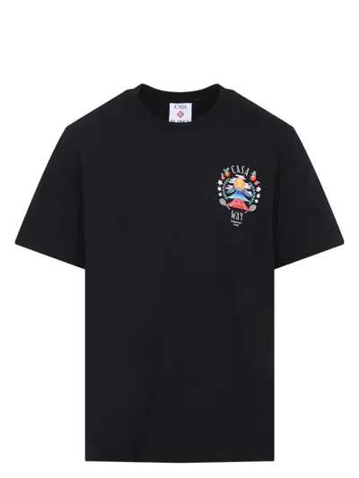 CASABLANCA MEN'S CASA WAY TSHIRT | SIZE XL | MPF25JTS00109 COLOR CASA