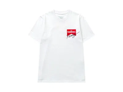 Pre-owned Casablanca Men's  Casa Racing Logo T-shirt In White/red In Multi