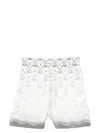 Casablanca Gray Silk Shorts With Logo