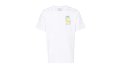Pre-owned Casablanca Men's  L'arche Colore Design T-shirt In White