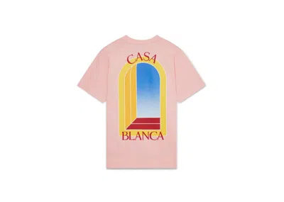 Pre-owned Casablanca Men's  L'arche De Jour Tshirtin Pink