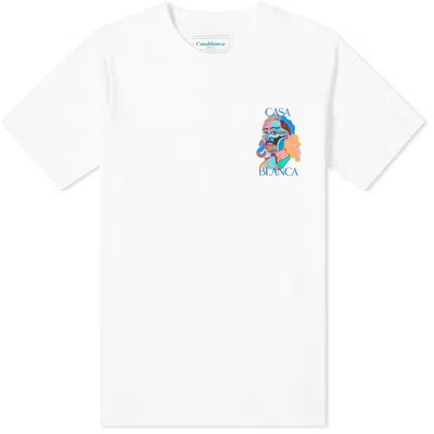 Pre-owned Casablanca Men's  Masao San T-shirt In White