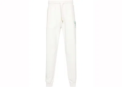 Pre-owned Casablanca Men's  Tennis Club Track Pants In White