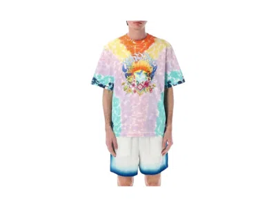 Pre-owned Casablanca Men's  Tie Dye Surf Trip T-shirt