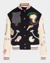 Casablanca Jackets In Navy / Off-whit