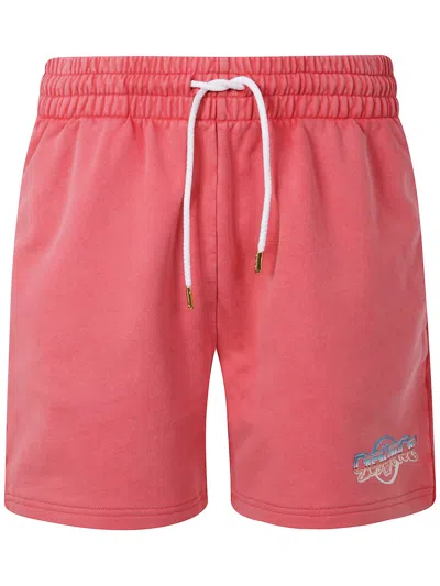 CASABLANCA CASABLANCA MEN "CHROME TEXT" PRINTED SWEATSHORTS