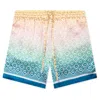 Casablanca Multicolored Monogram-print Deck Shorts