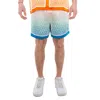 Casablanca Multicolored Monogram-print Deck Shorts In Multi