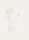 Casablanca Tennis Play Printed Cotton T-shirt In Tennis Play In