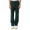 Casablanca Mens Green Brand-patch Two-slip-pockets Straight-leg Relaxed-fit Organic-cotton Jogging Bottoms In Green